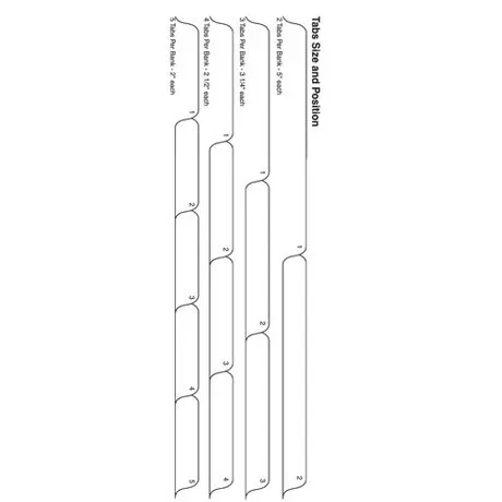 Index Tabs, example 3 of 3